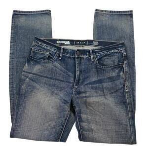 Express Zach Slim Straight low rise Jeans Men's 34(35) x 34(35)